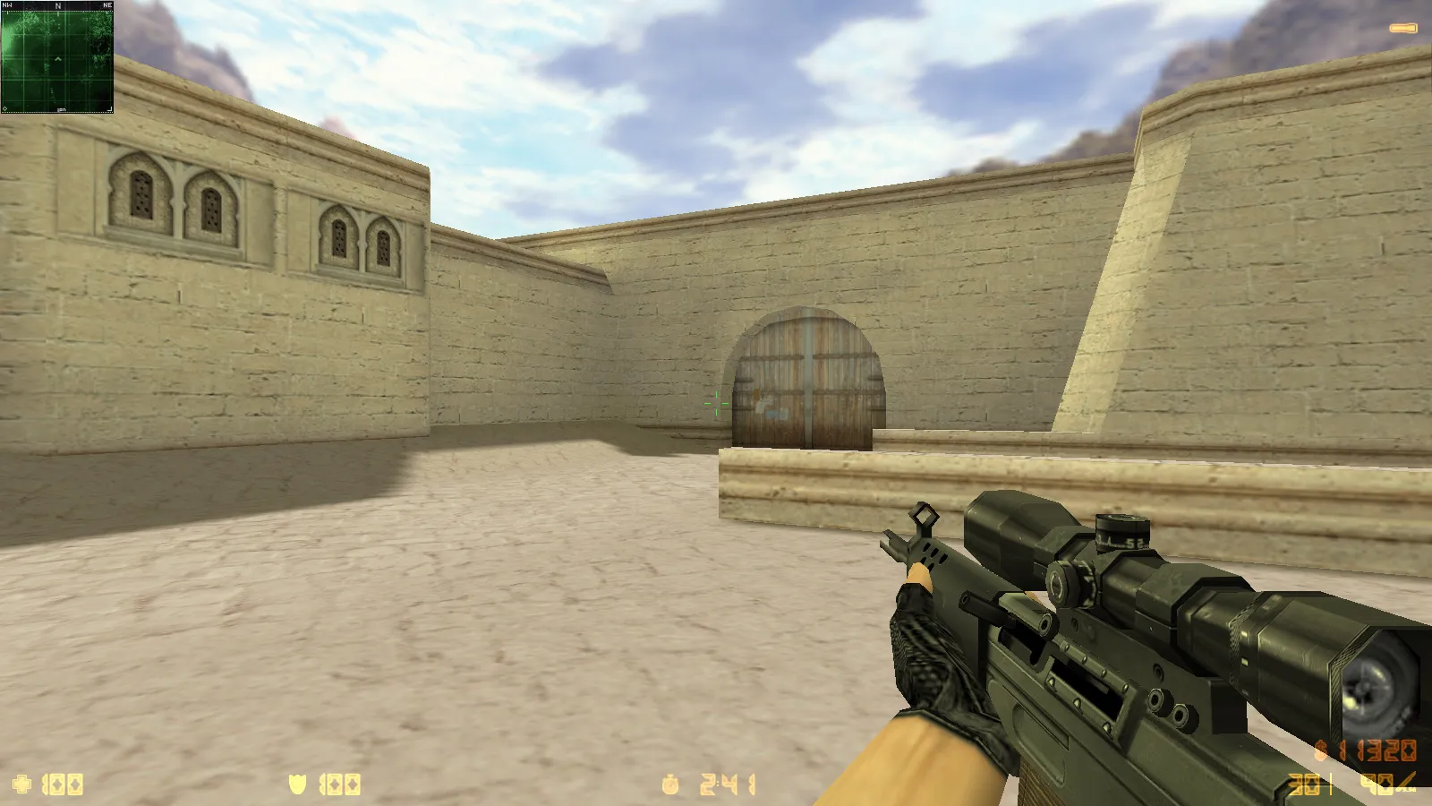 Скриншот  CS 1.6 2019 года — сборка с 10 апгрейдами: HD оружие, черное меню, GIGN-фон, звуки, музыка и оптимизированный config.cfg