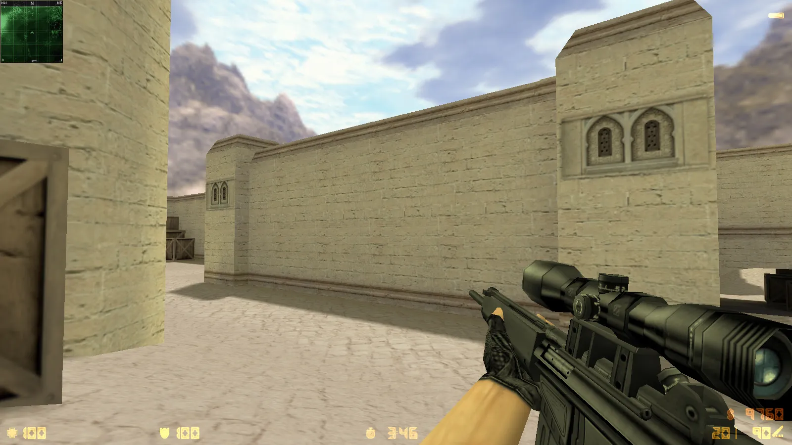 Скриншот  CS 1.6 2019 года — сборка с 10 апгрейдами: HD оружие, черное меню, GIGN-фон, звуки, музыка и оптимизированный config.cfg