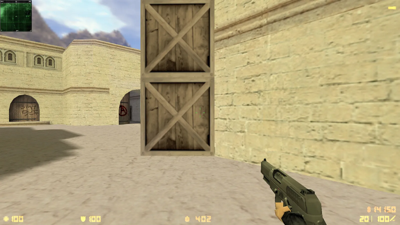 Скриншот  CS 1.6 2019 года — сборка с 10 апгрейдами: HD оружие, черное меню, GIGN-фон, звуки, музыка и оптимизированный config.cfg