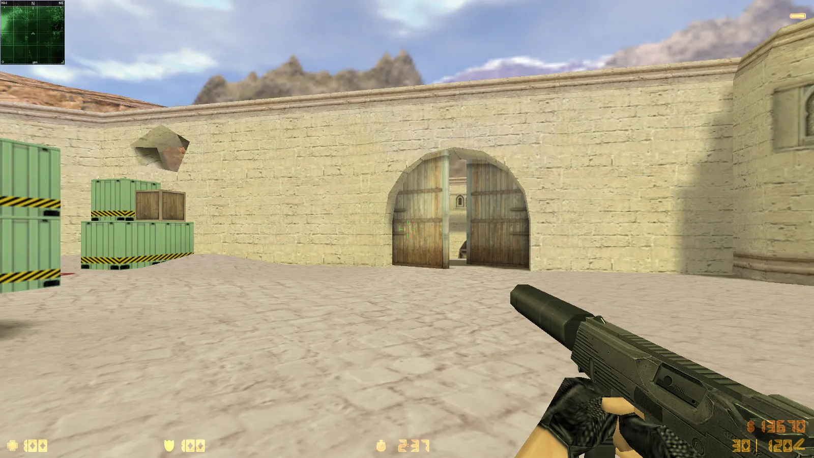 Скриншот  CS 1.6 2019 года — сборка с 10 апгрейдами: HD оружие, черное меню, GIGN-фон, звуки, музыка и оптимизированный config.cfg