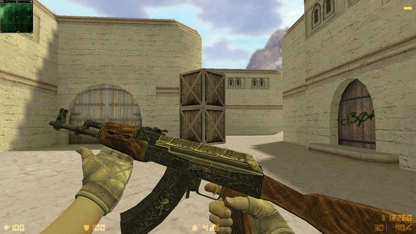 Скриншот CS 1.6 2020 сборка: 11 апгрейдов, 29 скинов, черное меню, звуки, музыка, оптимизированный config.cfg