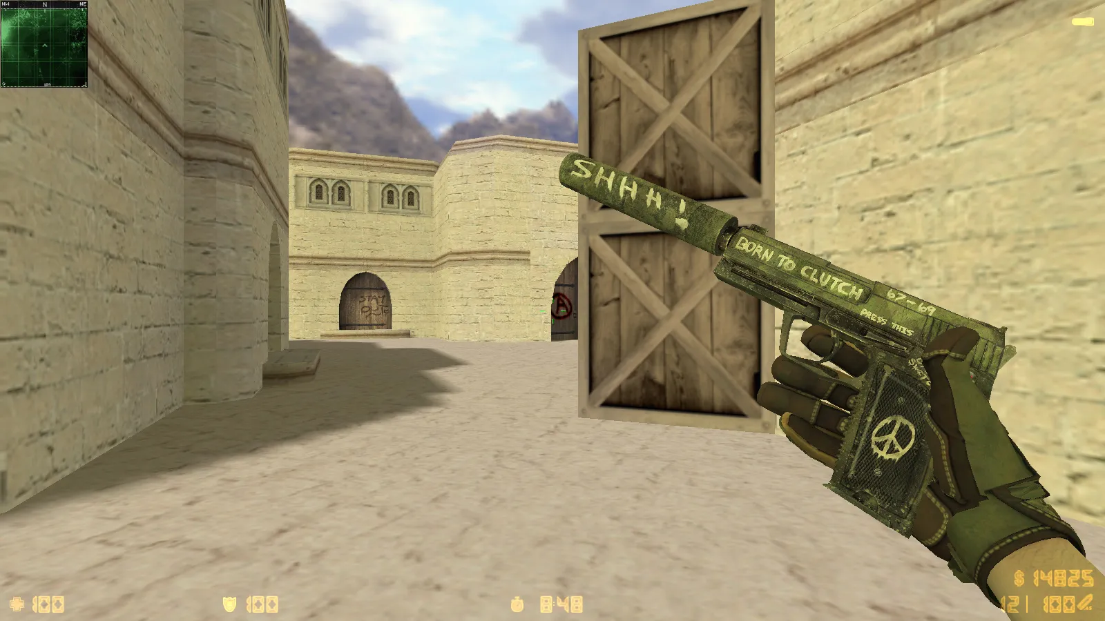 Скриншот  CS 1.6 2020 сборка: 11 апгрейдов, 29 скинов, черное меню, звуки, музыка, оптимизированный config.cfg