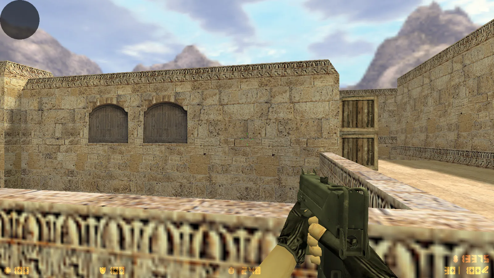 Скриншот  CS 1.6 2021 года: сборка с 9 правками, 29 скинами оружия, темным меню, Howl-фоном и оптимизированным конфигом