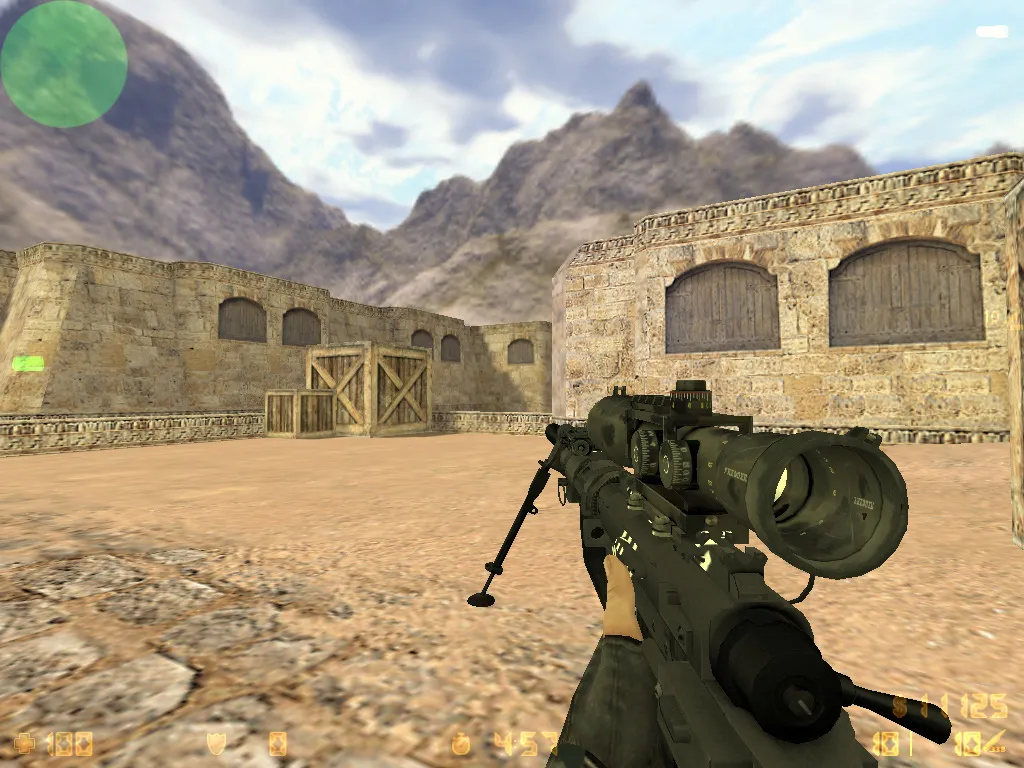 Скриншот CS 1.6 adidas сборка: 27 черных скинов, спецназ и террористы в костюмах, темная тема меню и оптимизированный конфиг