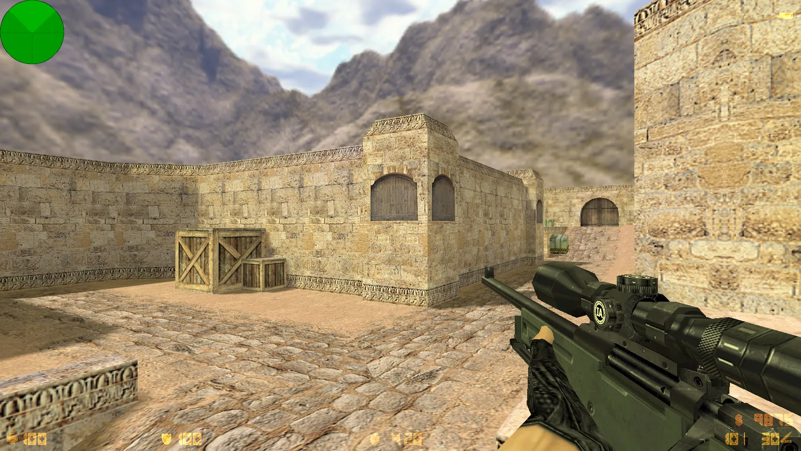 Скриншот  CS 1.6 Advanced — сборка со скинами, темным меню и оптимизированным конфигом