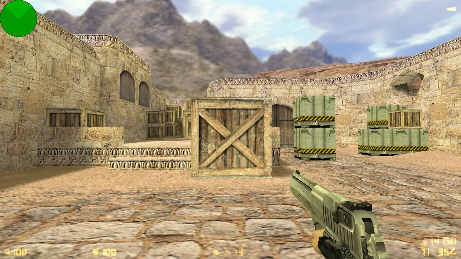 Скриншот  CS 1.6 Advanced — сборка со скинами, темным меню и оптимизированным конфигом