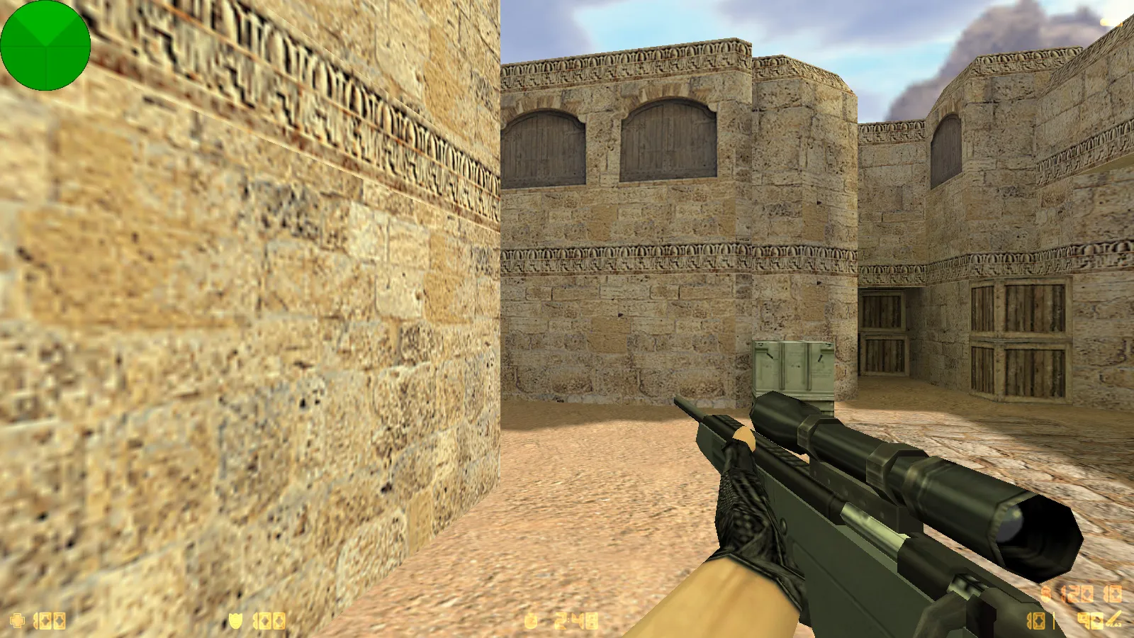 Скриншот  CS 1.6 Advanced — сборка со скинами, темным меню и оптимизированным конфигом