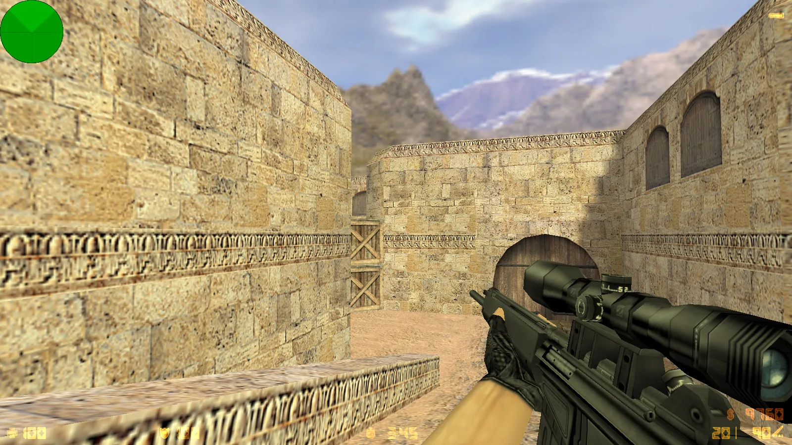 Скриншот  CS 1.6 Advanced — сборка со скинами, темным меню и оптимизированным конфигом