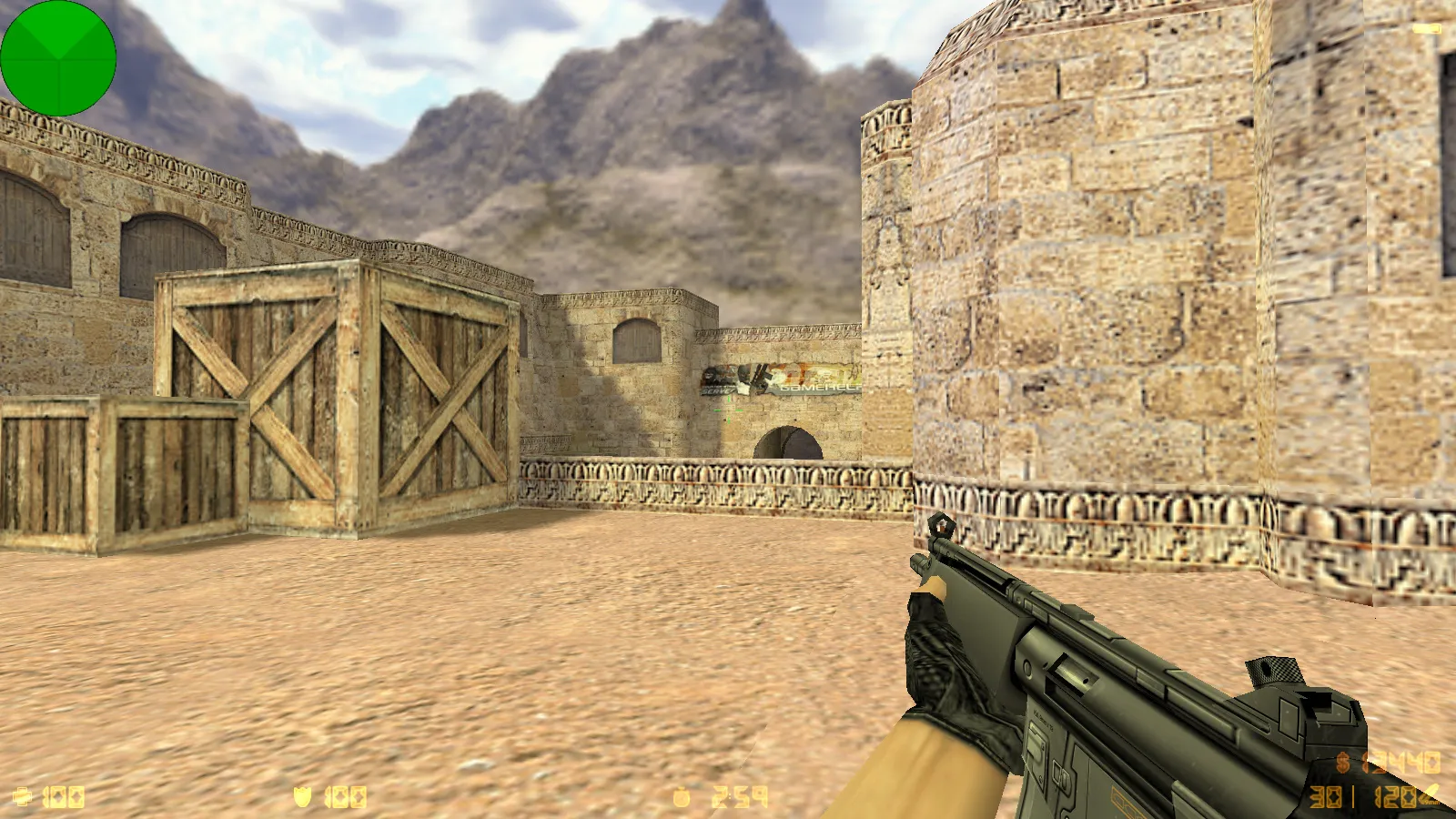 Скриншот  CS 1.6 Advanced — сборка со скинами, темным меню и оптимизированным конфигом