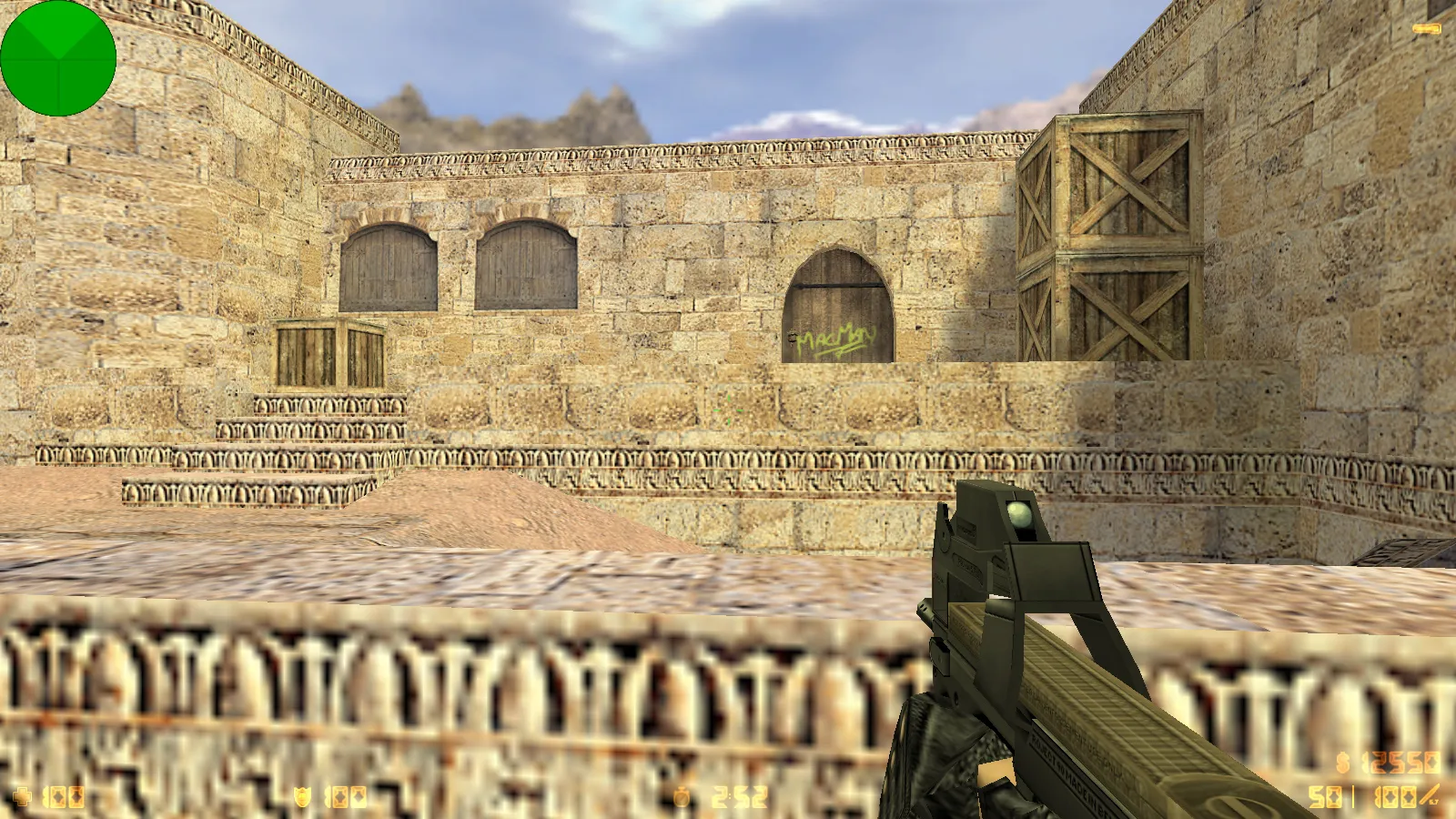 Скриншот  CS 1.6 Advanced — сборка со скинами, темным меню и оптимизированным конфигом