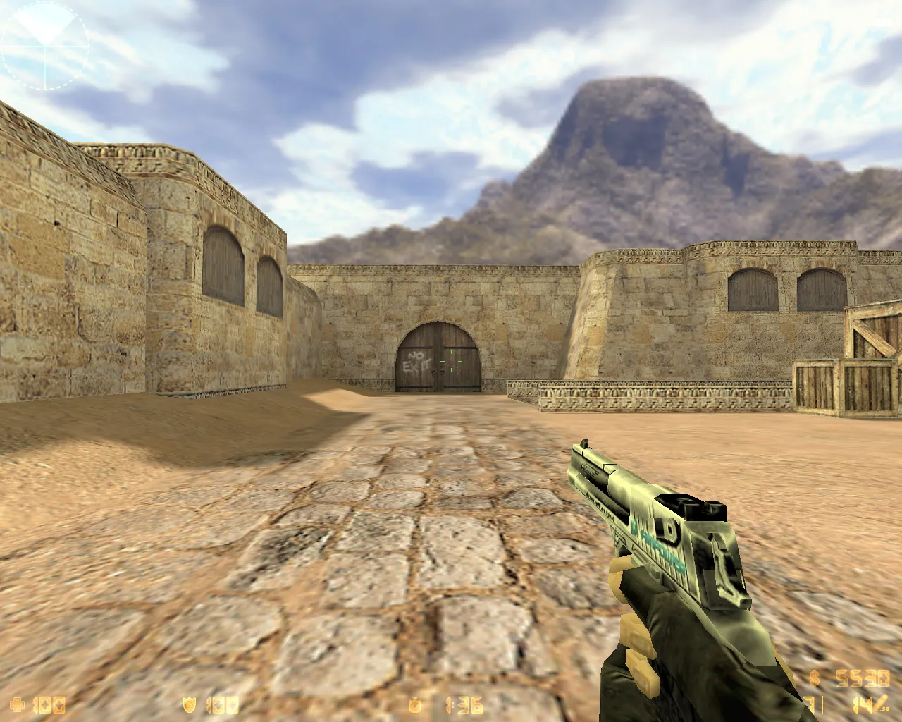 Скриншот  CS 1.6 от AIMPOWER: блогерская сборка с 7 правками, скинами, красно-синими моделями, черным меню и оптимизированным конфигом