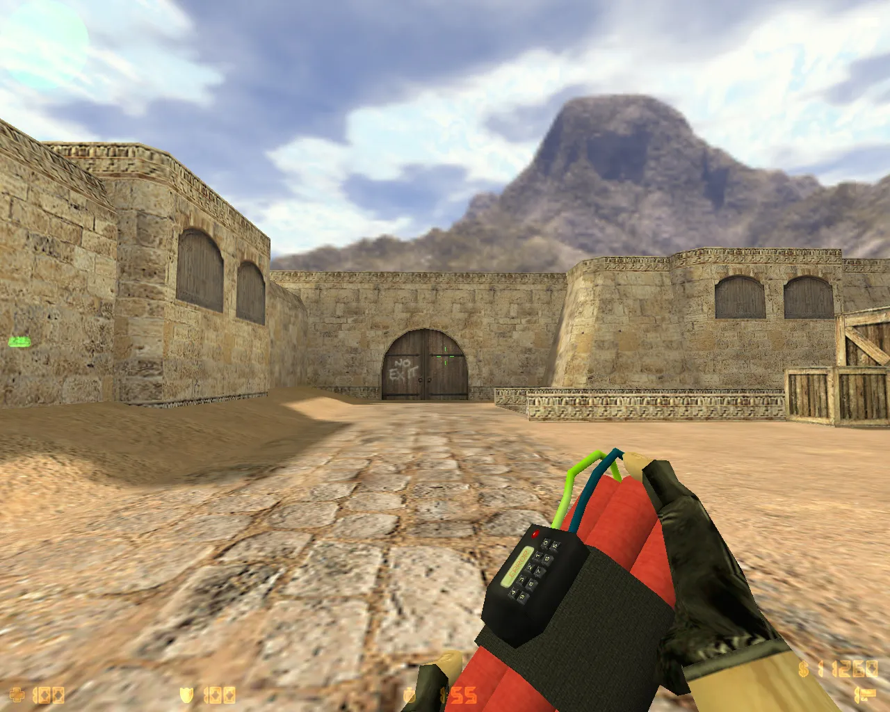 Скриншот CS 1.6 от ALE-Xa: блогерская сборка с моделями бомбы/гранат, котятым фоном и оптимизированным конфигом