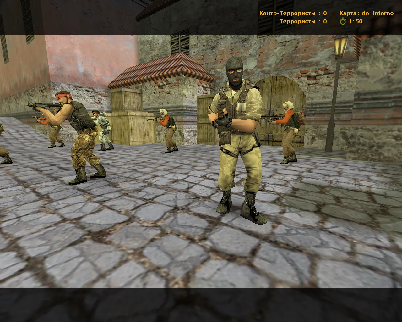 Скриншот  CS 1.6 от ALE-Xa: блогерская сборка с моделями бомбы/гранат, котятым фоном и оптимизированным конфигом