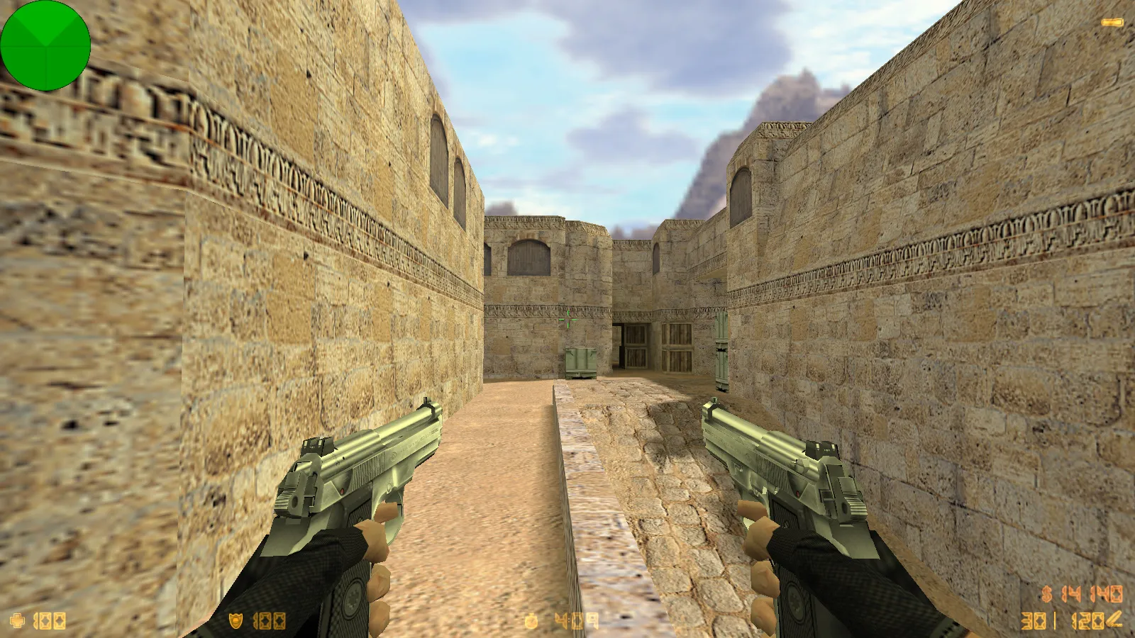 Скриншот  CS 1.6 Альфа Антитеррор: 8 допов, 29 скинов с камуфляжем, темное меню, звуки и оптимизированный конфиг