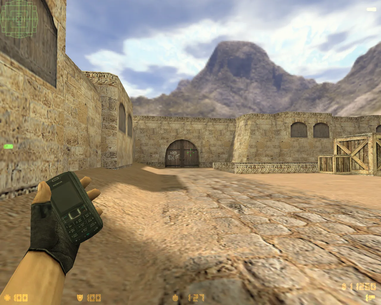 Скриншот  CS 1.6 от Амона 2016 v3: блогерская сборка с 27 скинами оружия, красно-синим HUD и оптимизированным config.cfg