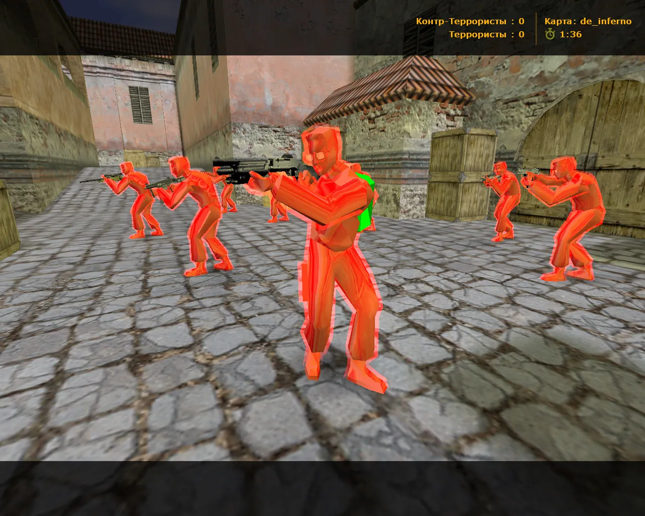 Скриншот  CS 1.6 от Амона 2017 v1: блогерская сборка с 26 скинами, темной темой меню, звуками и оптимизированным конфигом