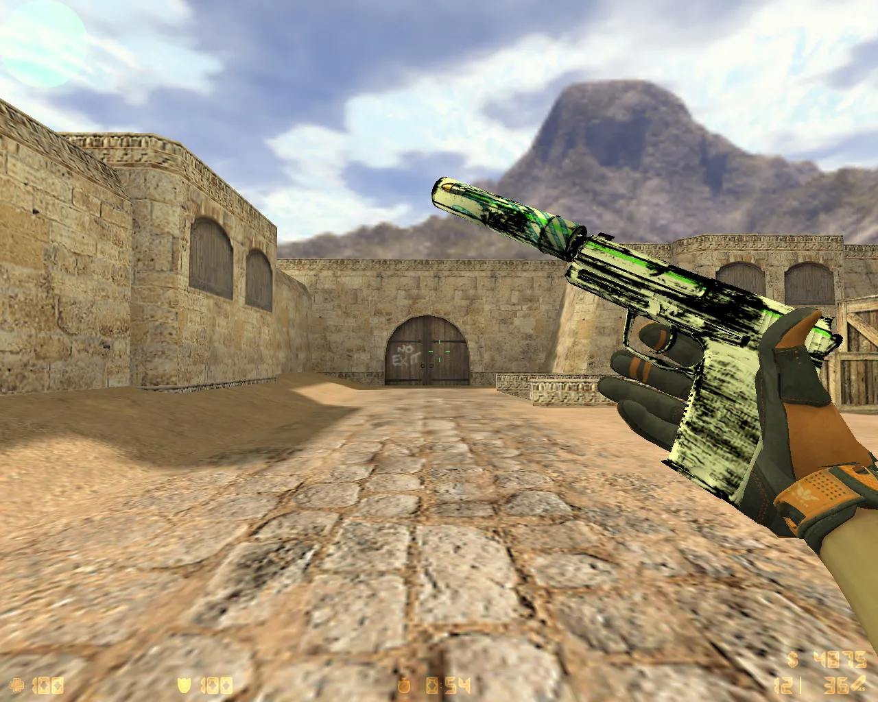 Скриншот  CS 1.6 от Амона 2017 v2: блогерская сборка с 27 скинами, темной темой меню и оптимизированным конфигом