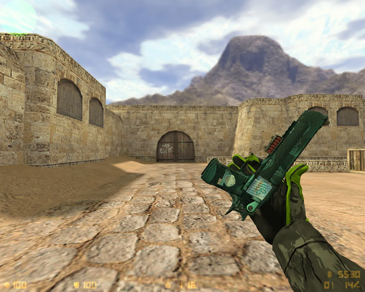 Скриншот  CS 1.6 от Амона 2017 v3: блогерская сборка с 27 скинами, темным меню, звуками и оптимизированным конфигом