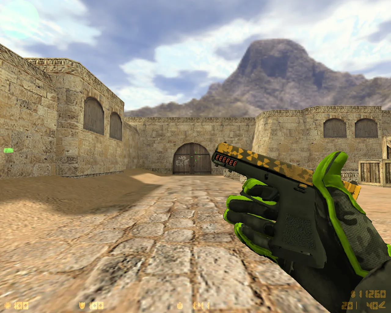 Скриншот  CS 1.6 от Амона 2017 v3: блогерская сборка с 27 скинами, темным меню, звуками и оптимизированным конфигом