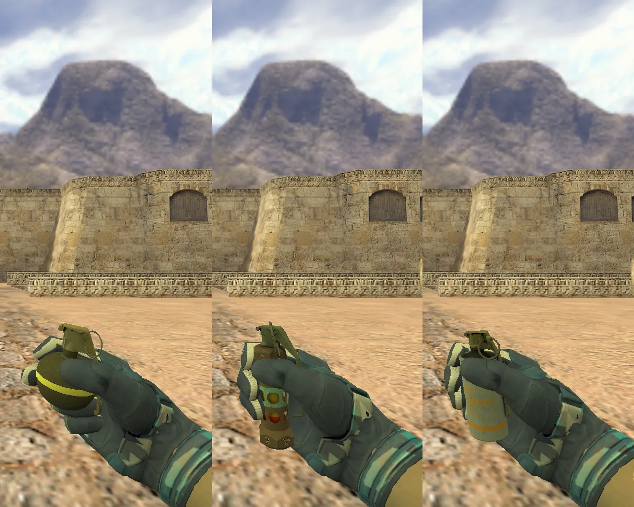 Скриншот  CS 1.6 от Амона 2017 v4: 27 скинов с осмотром F, мотоциклетные перчатки, темное меню, музыка и оптимизированный конфиг