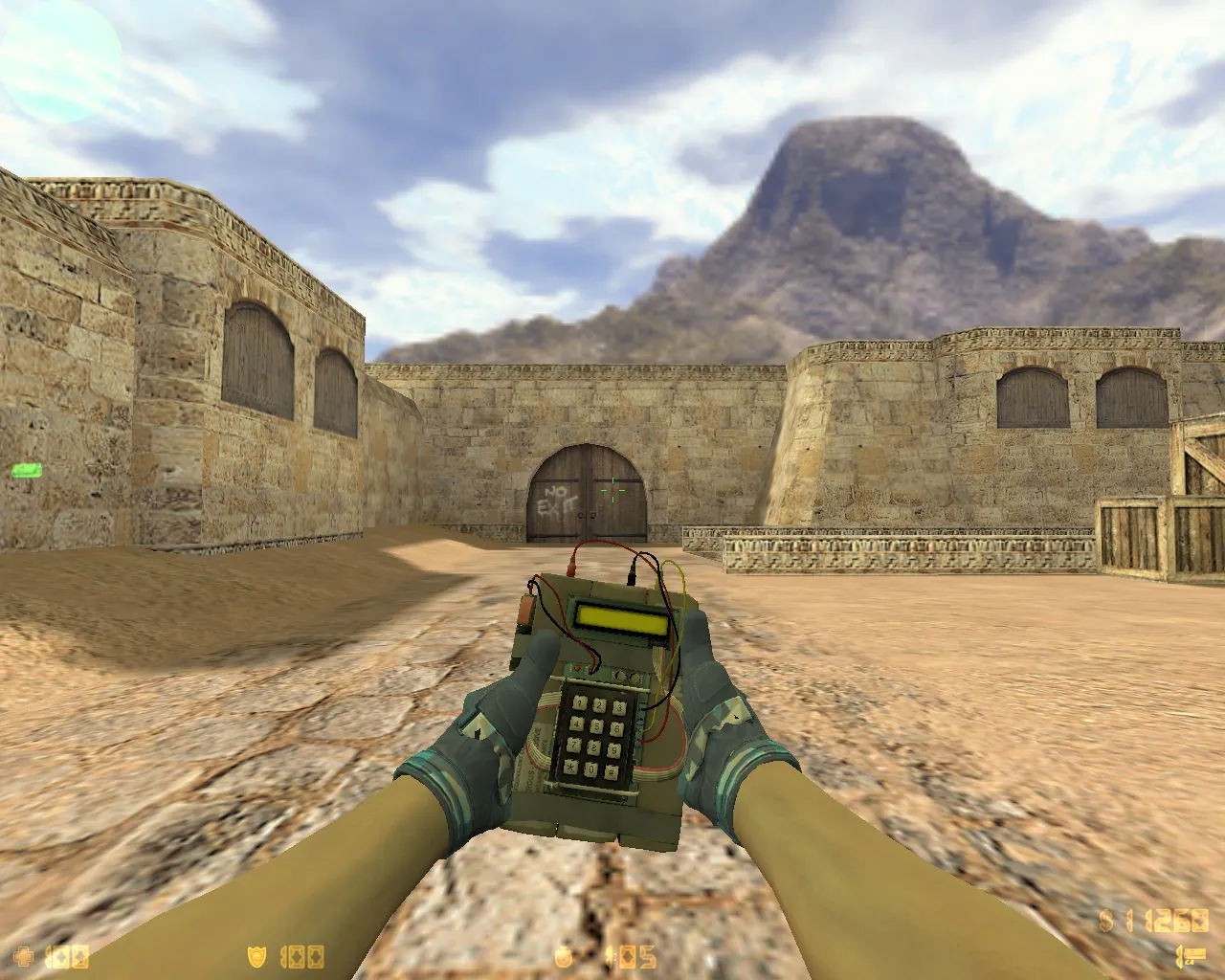 Скриншот  CS 1.6 от Амона 2017 v4: 27 скинов с осмотром F, мотоциклетные перчатки, темное меню, музыка и оптимизированный конфиг