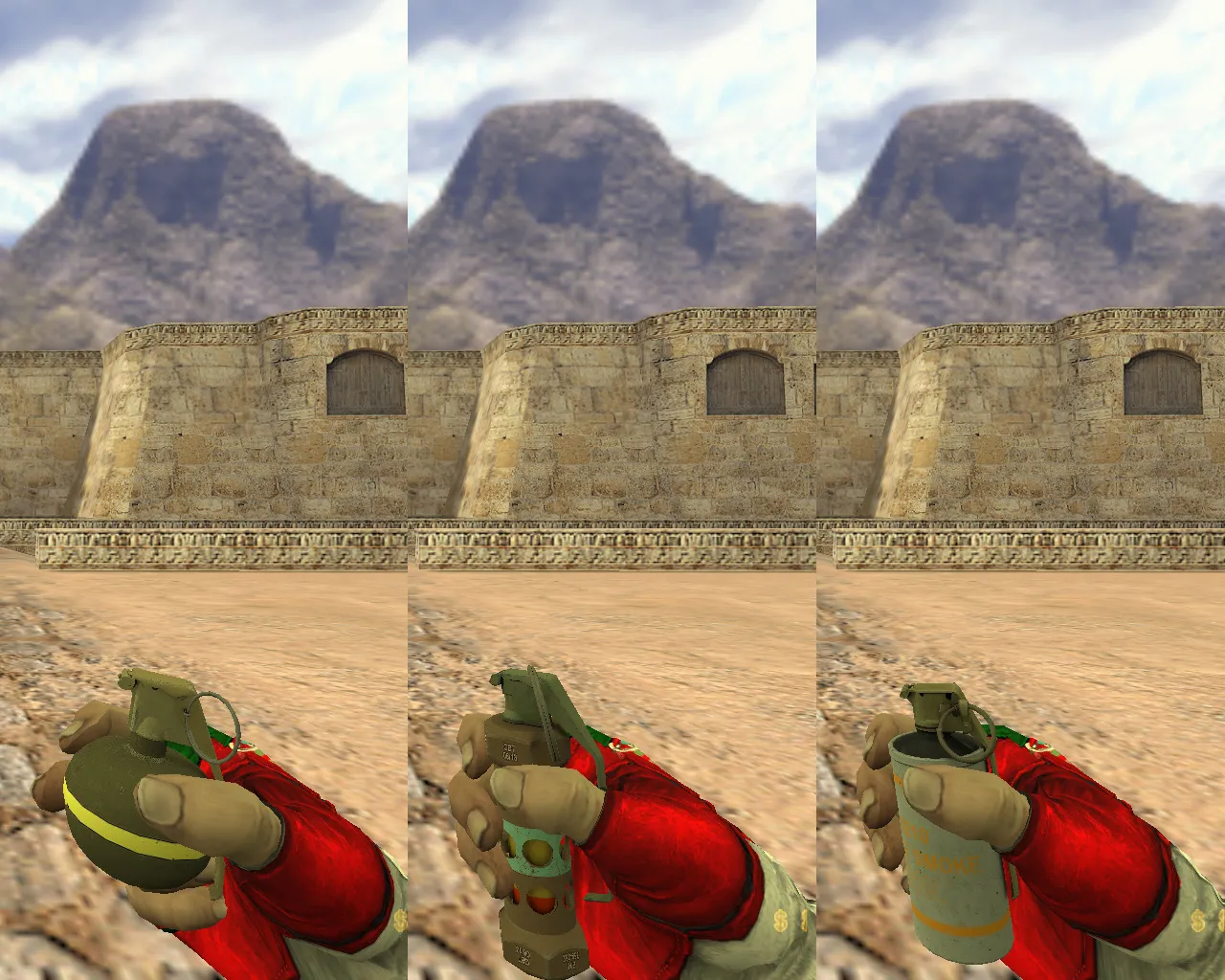 Скриншот  CS 1.6 TheAmonDit Новогодняя: зимние скины, темное меню, оптимизированный конфиг и стабильная игра в онлайне и с ботами