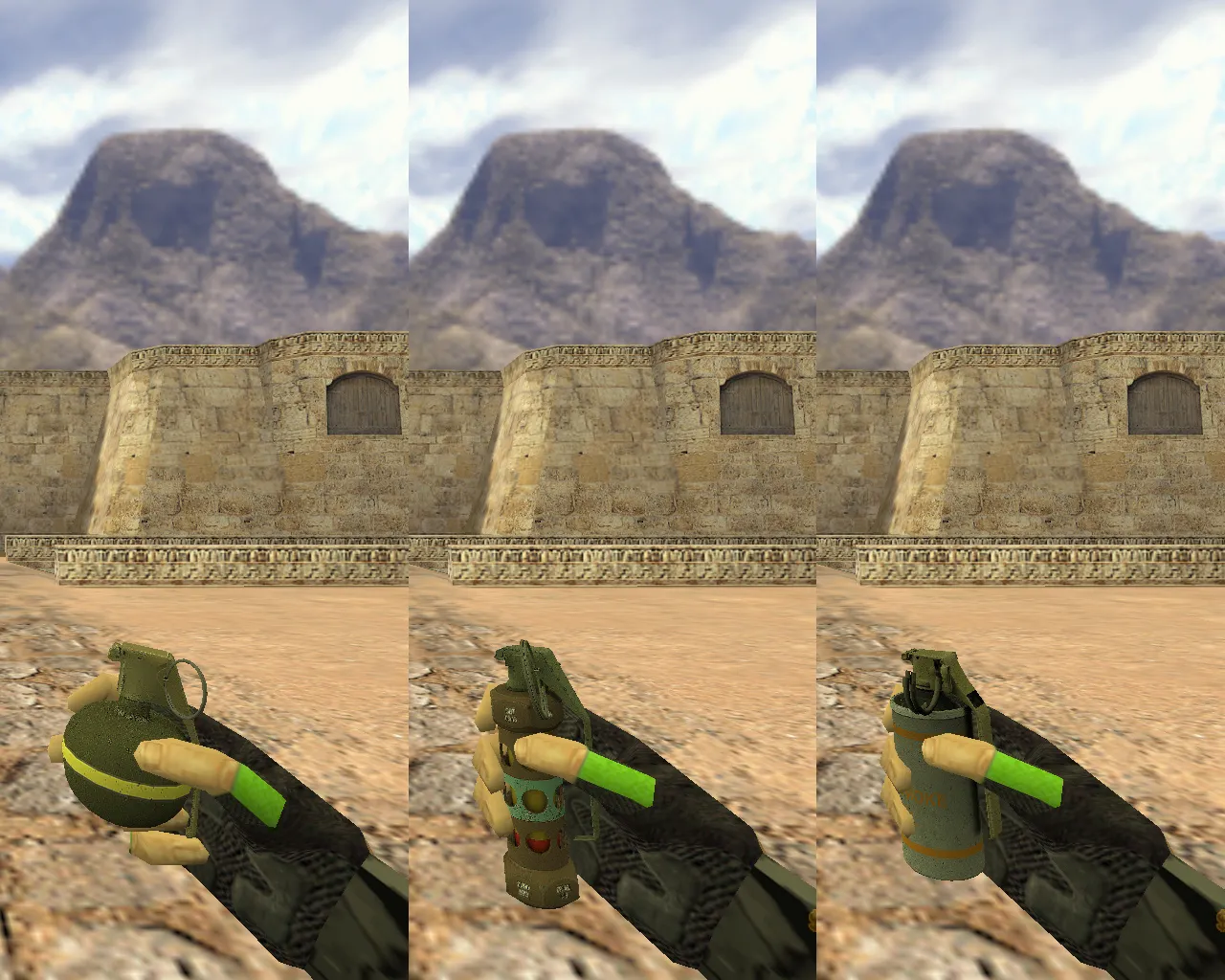 Скриншот  CS 1.6 Официальная от Амона: конфиг, темная тема меню, 14 скинов оружия, звуки и оптимизация FPS