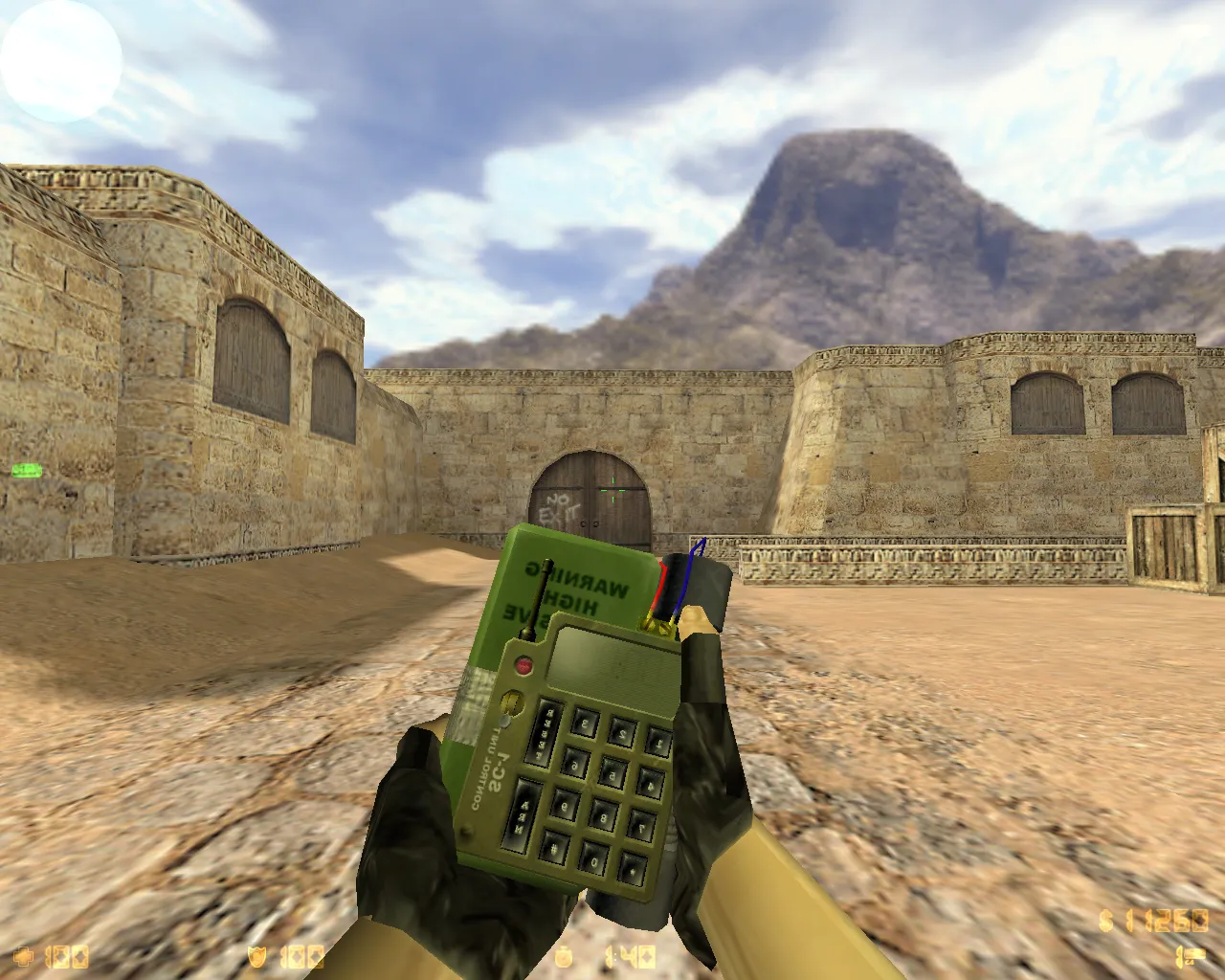 Скриншот  CS 1.6 Официальная от Амона: конфиг, темная тема меню, 14 скинов оружия, звуки и оптимизация FPS