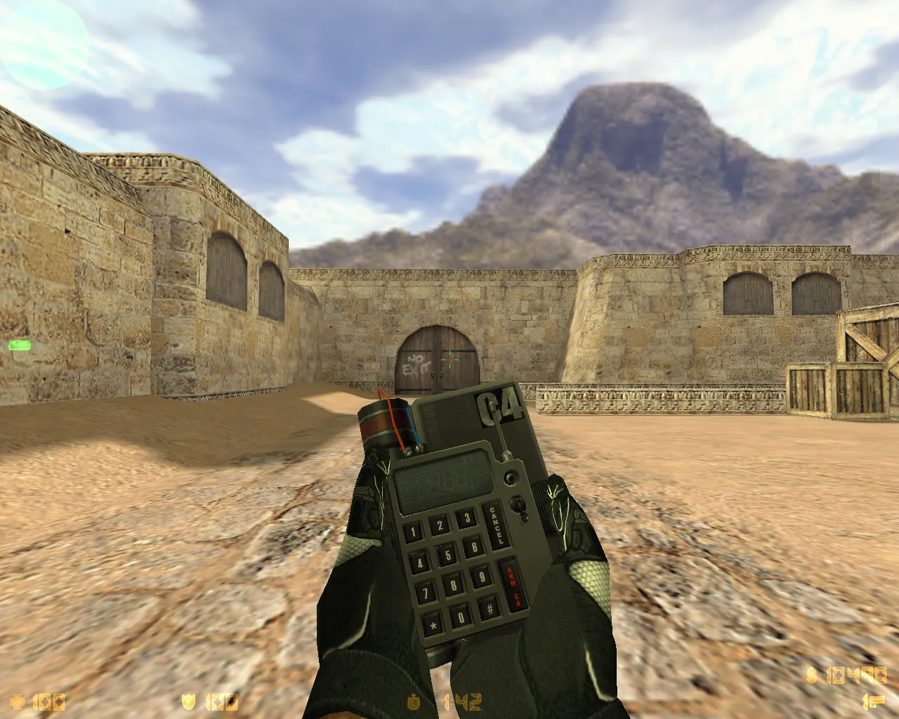 Скриншот  CS 1.6 Ultra HD от TheAmonDit: v_ и p_ модели, тату руки, темное меню и оптимизированный конфиг