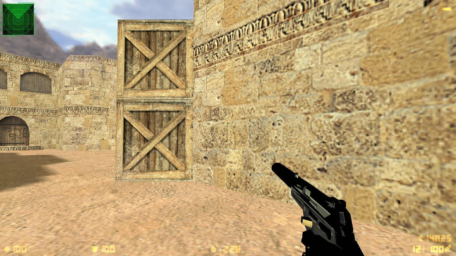 Скриншот  CS 1.6 Among Us сборка: 9 обновлений, скины, звуки, меню, радар, оптимизированный config.cfg