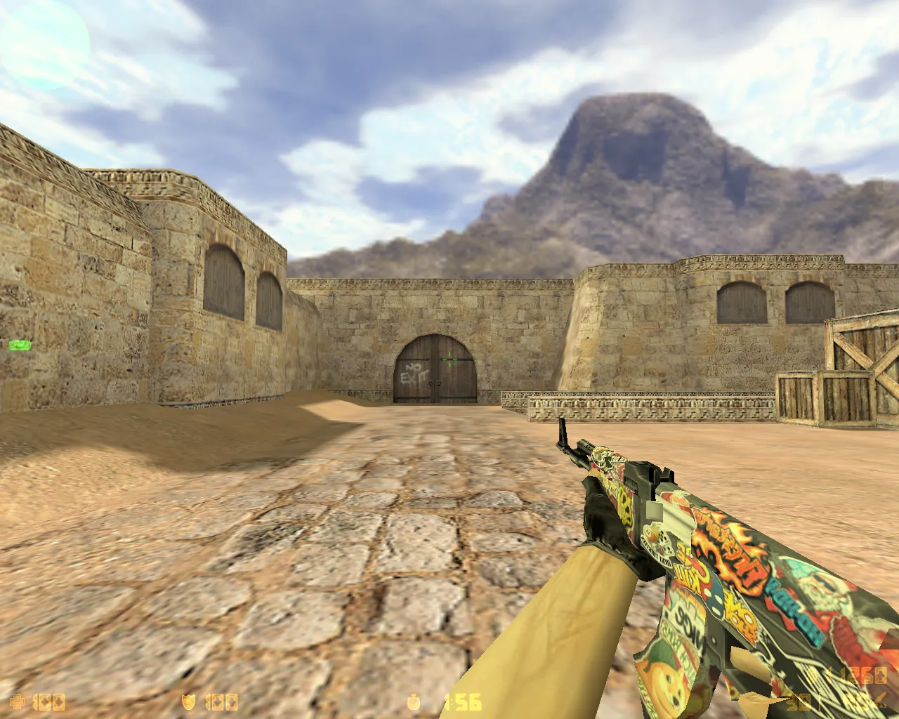 Скриншот CS 1.6 от Амстердама: сборка блогера AmsterDam с скинами, оптимизированным config.cfg, музыкой в меню и значком запуска