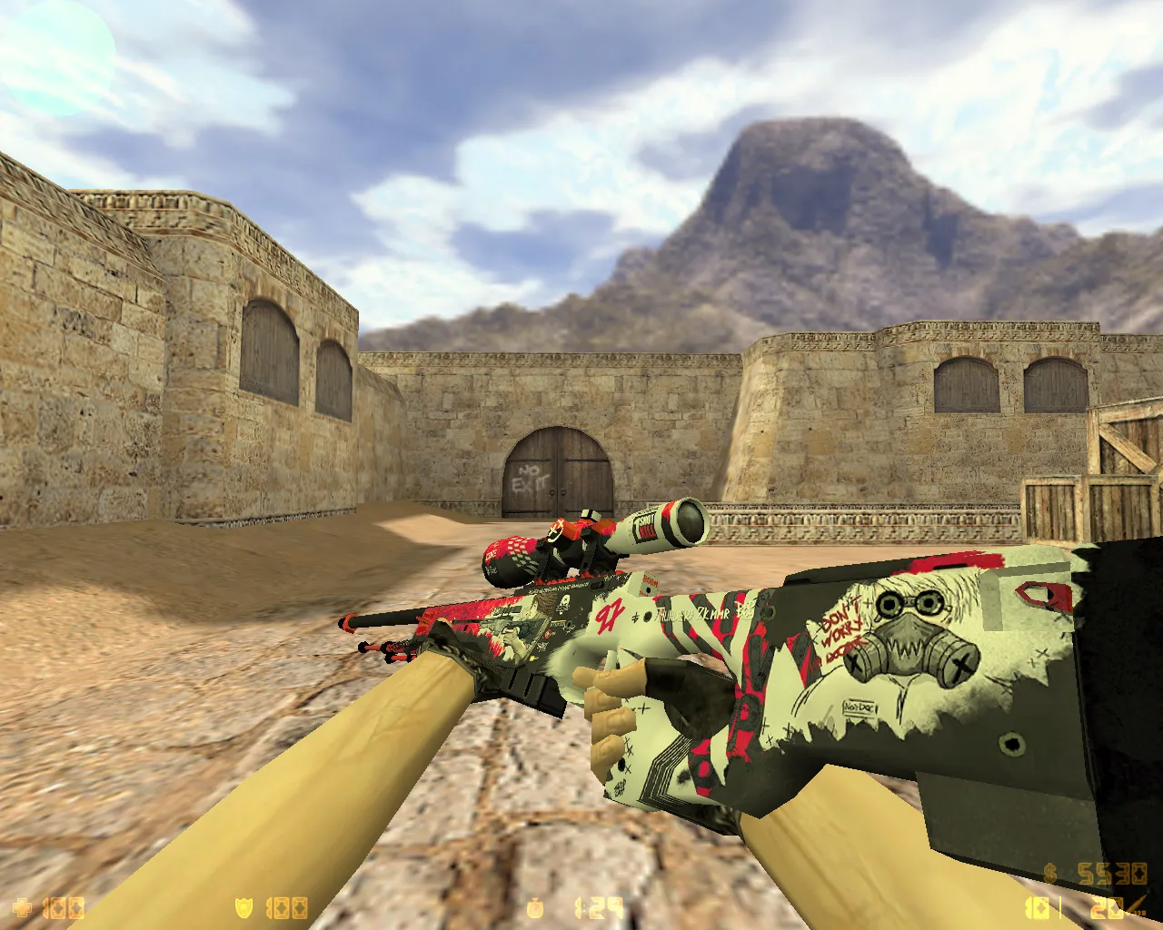 Скриншот CS 1.6 от Амстердама: сборка блогера AmsterDam с скинами, оптимизированным config.cfg, музыкой в меню и значком запуска