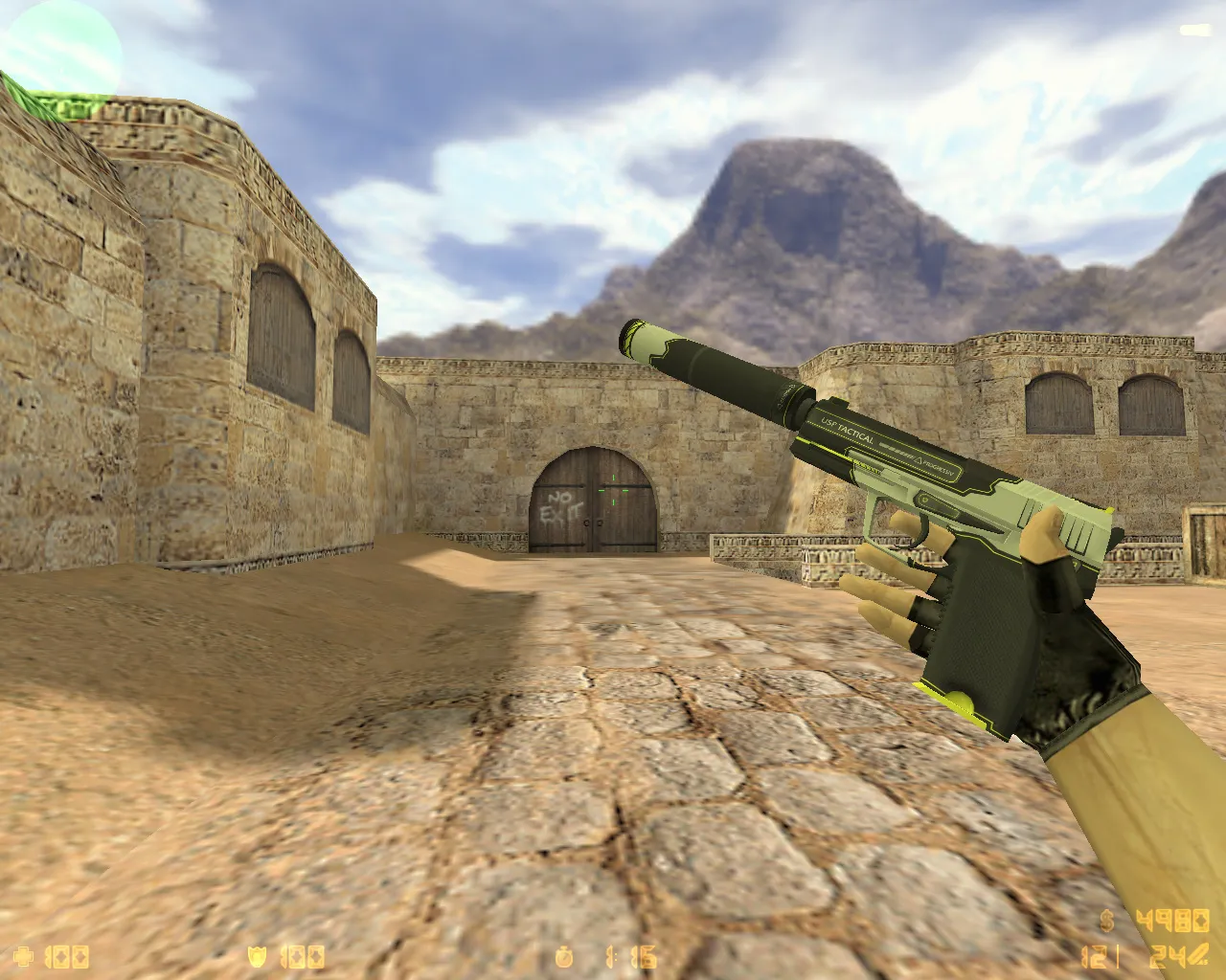 Скриншот  CS 1.6 от Амстердама: сборка блогера AmsterDam с скинами, оптимизированным config.cfg, музыкой в меню и значком запуска