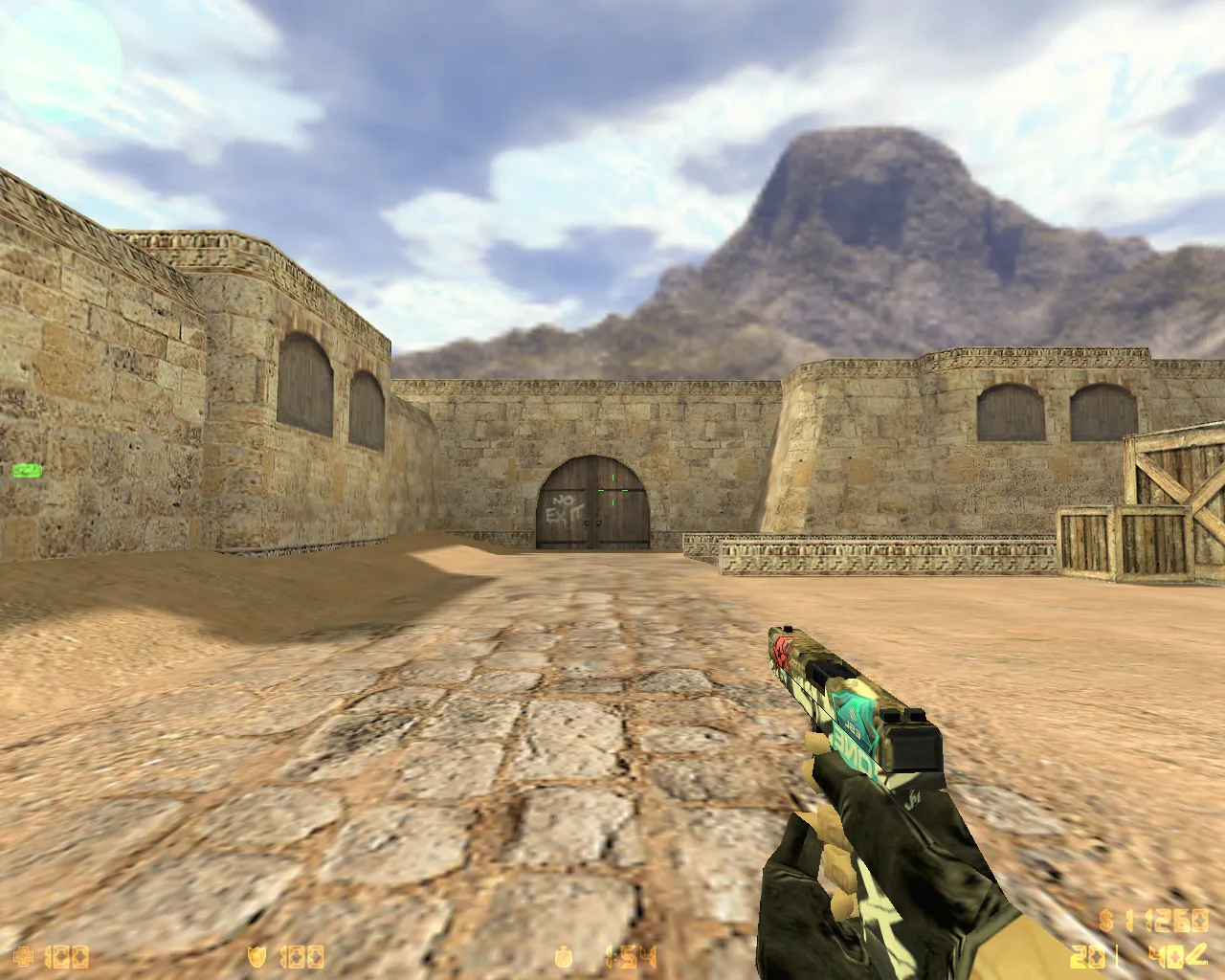 Скриншот  CS 1.6 от Амстердама: сборка блогера AmsterDam с скинами, оптимизированным config.cfg, музыкой в меню и значком запуска