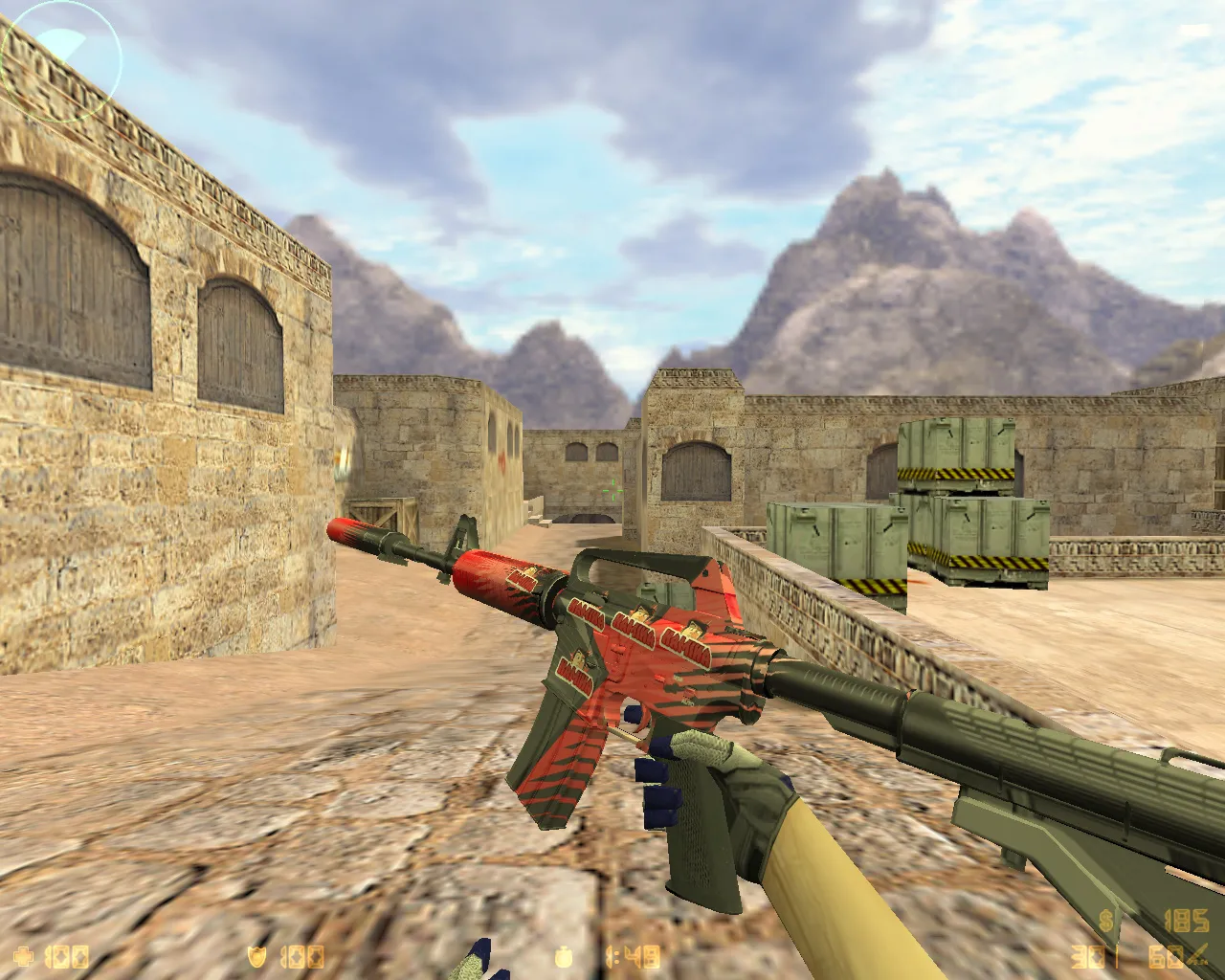 Скриншот  CS 1.6 от Анимана: блогерская сборка, 8 правок, скины, CT/T цвета, меню и конфиг, Steam/Non-Steam