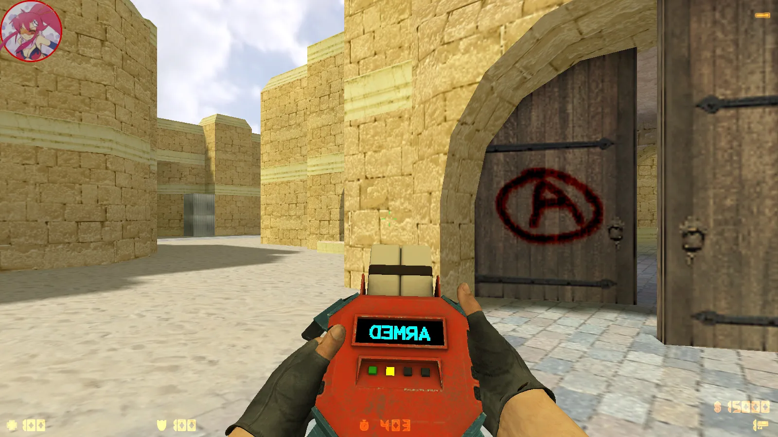 Скриншот  CS 1.6 Аниме версия: моды, 29 моделей оружия, монстры за стороны, кирито и Асуна в меню, звуки и оптимизированный конфиг