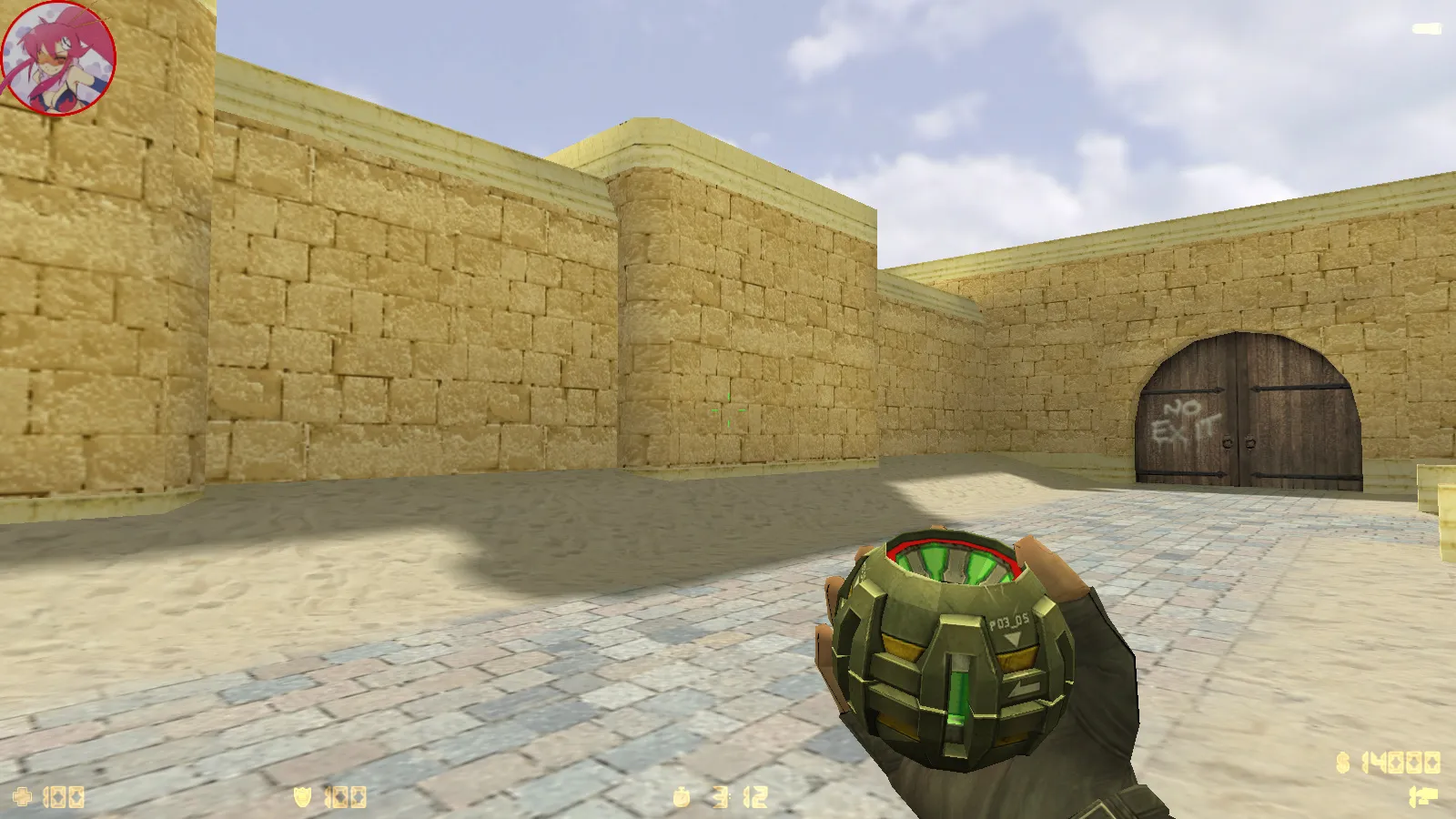 Скриншот  CS 1.6 Аниме версия: моды, 29 моделей оружия, монстры за стороны, кирито и Асуна в меню, звуки и оптимизированный конфиг