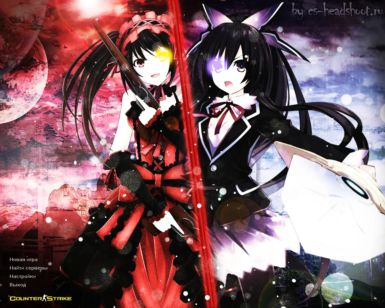 Скриншот Аниме-сборка CS 1.6: модели, оружие с v_/p_/w_ анимацией, HUD, меню, музыка и оптимизированный config.cfg