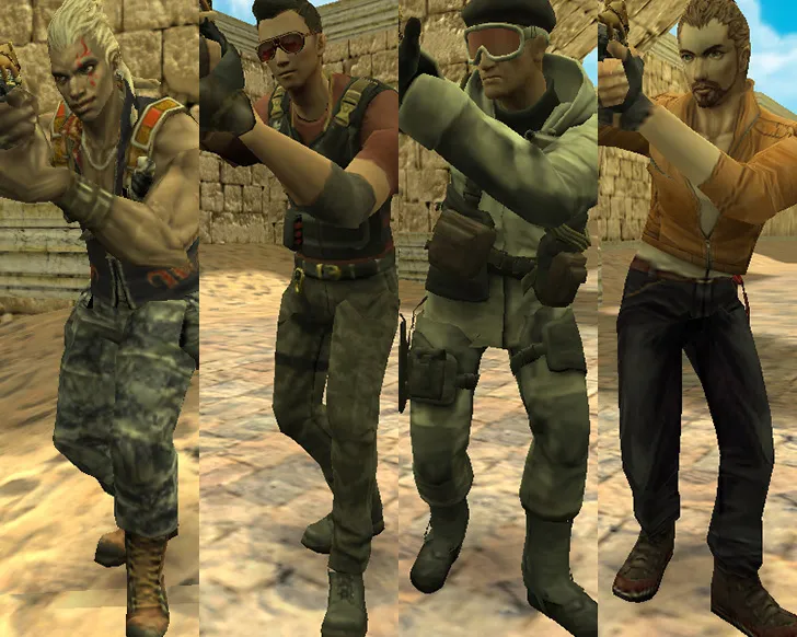 Скриншот  Аниме-сборка CS 1.6: модели, оружие с v_/p_/w_ анимацией, HUD, меню, музыка и оптимизированный config.cfg