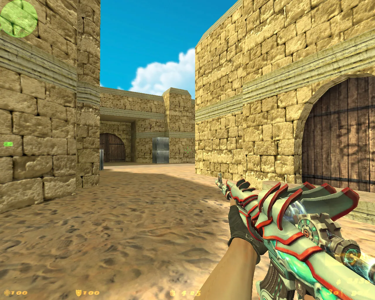 Скриншот  Аниме-сборка CS 1.6: модели, оружие с v_/p_/w_ анимацией, HUD, меню, музыка и оптимизированный config.cfg