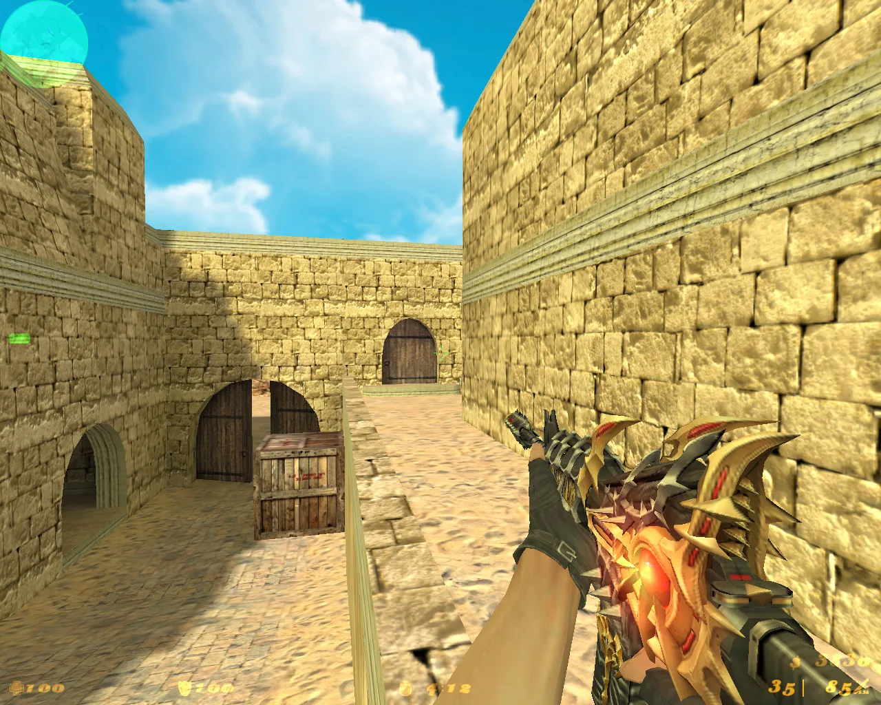 Скриншот  Аниме-сборка CS 1.6: модели, оружие с v_/p_/w_ анимацией, HUD, меню, музыка и оптимизированный config.cfg