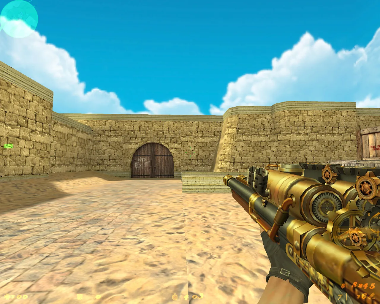 Скриншот  Аниме-сборка CS 1.6: модели, оружие с v_/p_/w_ анимацией, HUD, меню, музыка и оптимизированный config.cfg