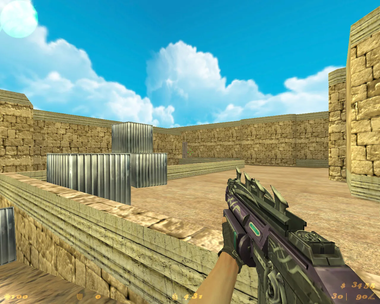 Скриншот  Аниме-сборка CS 1.6: модели, оружие с v_/p_/w_ анимацией, HUD, меню, музыка и оптимизированный config.cfg