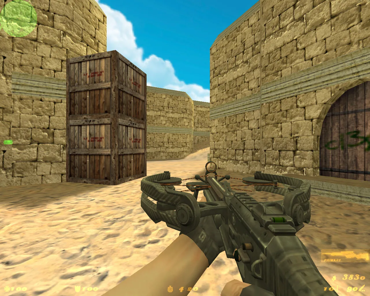 Скриншот  Аниме-сборка CS 1.6: модели, оружие с v_/p_/w_ анимацией, HUD, меню, музыка и оптимизированный config.cfg