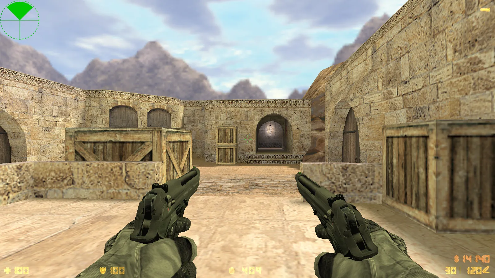 Скриншот  CS 1.6 Antiterror: скины и графика, 29 моделей оружия, перчатки, меню в темно-сером стиле и оптимизированный конфиг