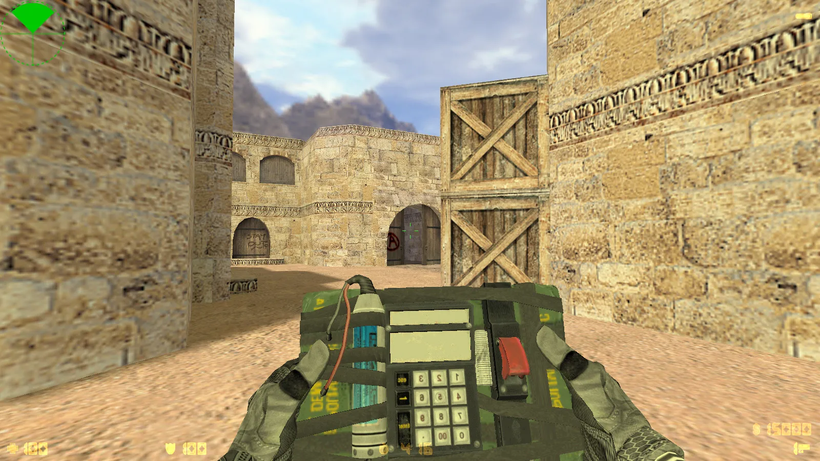 Скриншот  CS 1.6 Antiterror: скины и графика, 29 моделей оружия, перчатки, меню в темно-сером стиле и оптимизированный конфиг