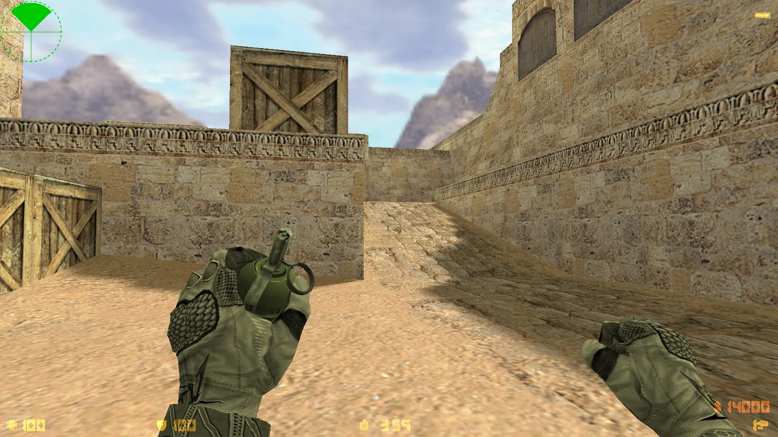 Скриншот  CS 1.6 Antiterror: скины и графика, 29 моделей оружия, перчатки, меню в темно-сером стиле и оптимизированный конфиг