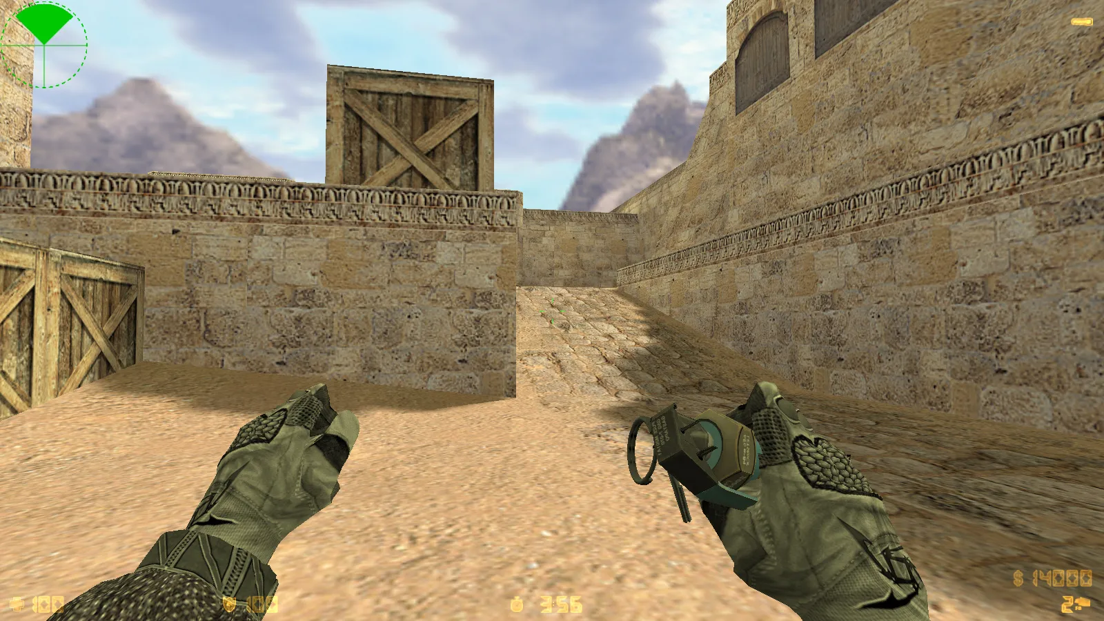 Скриншот  CS 1.6 Antiterror: скины и графика, 29 моделей оружия, перчатки, меню в темно-сером стиле и оптимизированный конфиг