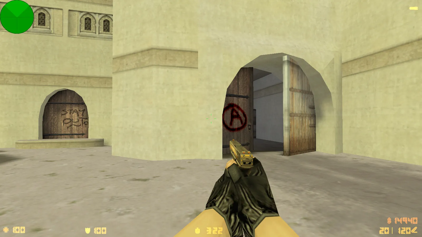 Скриншот  CS 1.6 Анубис — сборка с паком оружия v_/p_/w_ и графикой: небо, текстуры карт, звуки, русские ники