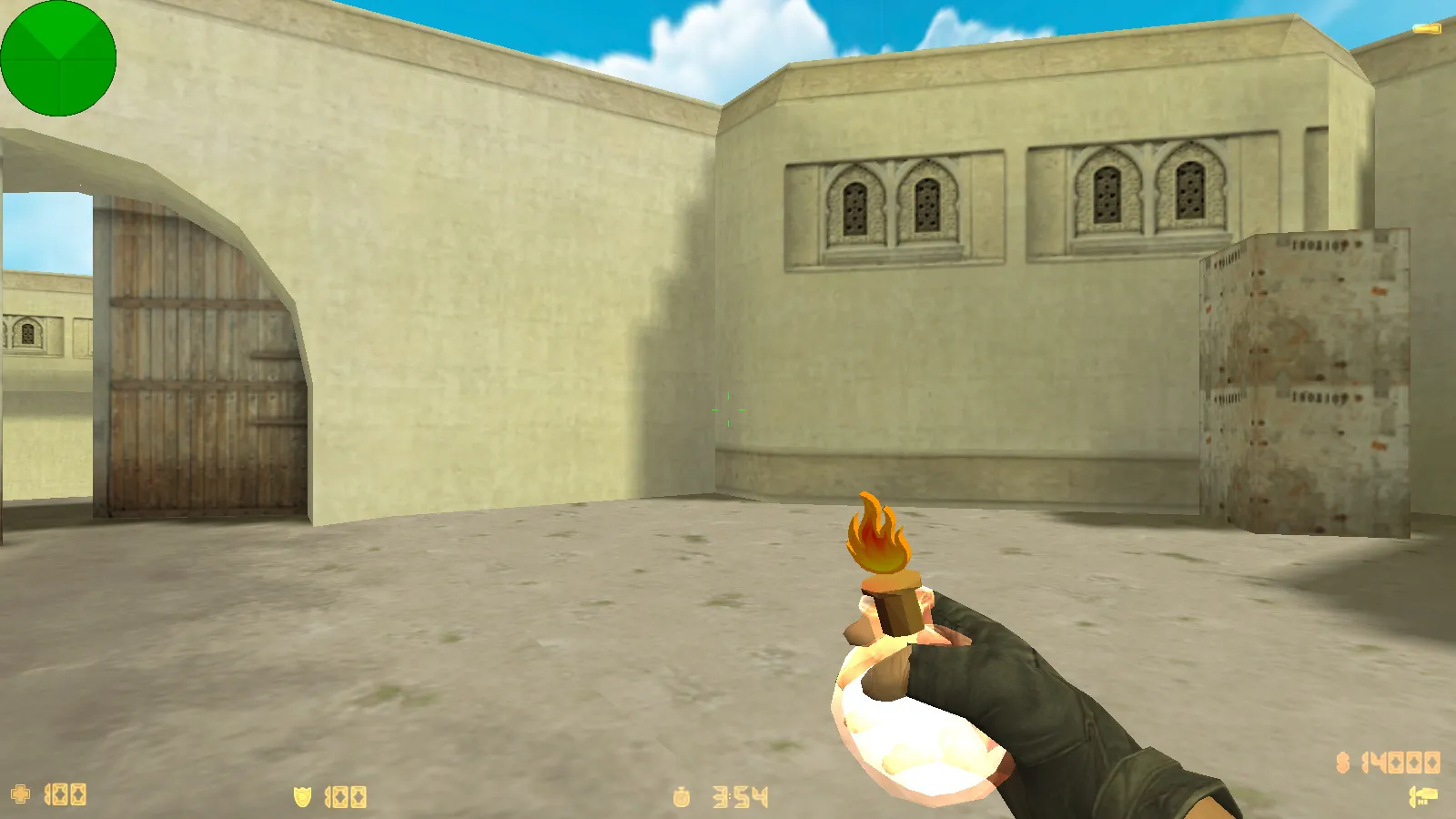 Скриншот  CS 1.6 Анубис — сборка с паком оружия v_/p_/w_ и графикой: небо, текстуры карт, звуки, русские ники